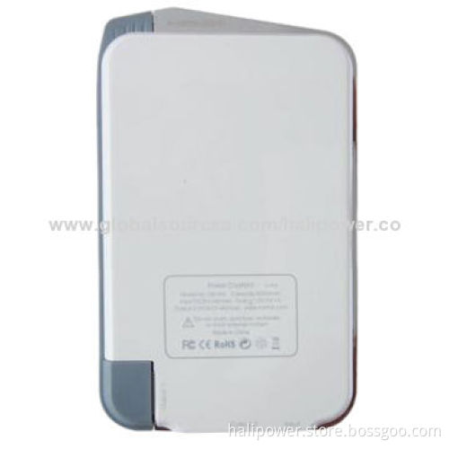Latest Design Rechargeable Power Bank with 12,000mAh Capacity, 5V/2.4A Output